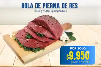 Colsubsidio Bola de Pierna de Res x 500g oferta