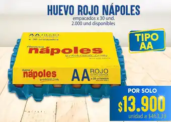 Colsubsidio Huevo Rijo Nápoles oferta