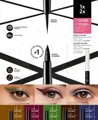 Ésika PINCEL EYE PRO Delineador líquido intenso 3 ml/.1 fl.oz. oferta