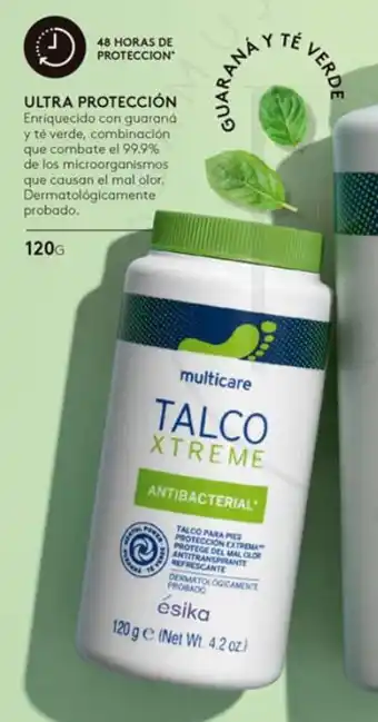 Ésika MULTICARE Talco Xtreme Talco para pies 120 g / 4.2 oz. oferta