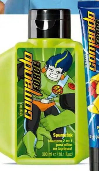 Ésika COMANDO FORCE SPUMATAK Shampoo 2 en 1 300 ml / 10.1 fl.oz. oferta