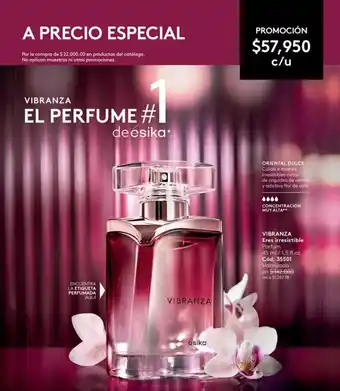 Ésika VIBRANZA Eres irresistible Parfum 45 ml/1,5 fl.oz. oferta