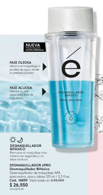 Ésika DESMAQUILLADOR éPRO Desmaquillador Bifásico 125 ml / 3.3 fl. oz. oferta