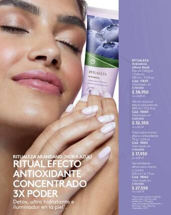 Ésika RITUALEZA Arándano (Mora Azul) Eau de Cologne /Colonia 100 ml/3.4 fl. oz. oferta