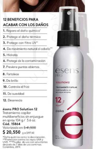 Ésika ésens PRO Solution12 104 g/ 3.6 oz. oferta