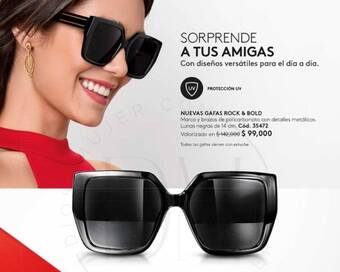 Ésika NUEVAS GAFAS ROCK & BOLD Lunas negras de 14 cm. oferta