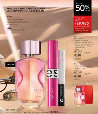 Ésika MÍA SOLAR Parfum 45 ml / 1,5 fl.oz. oferta