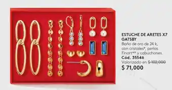 Ésika ESTUCHE DE ARETES X7 GATSBY oferta