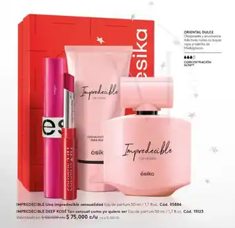 Ésika IMPREDECIBLE Una impredecible sensualidad / DEEP ROSÉ Tan sensual como yo quiero ser Eau de parfum 50 ml /1,7 fl.oz. oferta