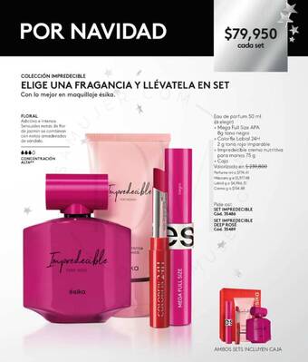 Ésika SET IMPREDECIBLE / SET IMPREDECIBLE DEEP ROSÉ oferta