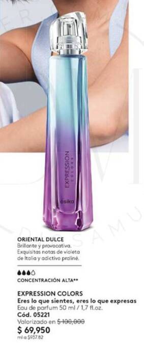 Ésika EXPRESSION COLORS Eres lo que sientes, eres lo que expresas Eau de parfum 50 ml /1,7 fl.oz. oferta