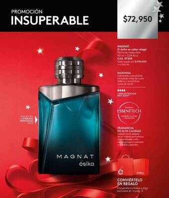 Ésika MAGNAT El éxito es saber elegir Perfume masculino 90 ml/3,04 fl.oz oferta
