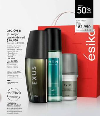 Ésika OPCIÓN 3 Tu mejor opción de set oferta