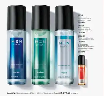 Ésika ésika MEN Colonia refrescante 200 ml / 6.7 fl.oz. oferta