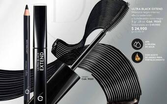 Ésika ULTRA BLACK EXTEND Máscara negro intenso efecto extensión y fortalecedor tono negro 8 g/28 oz. oferta