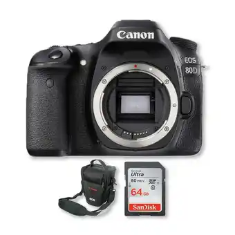 Falabella Canon 80d sólo cuerpo incluye memoria 64gb + bolso oferta