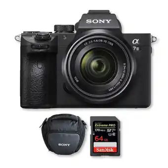 Falabella Sony a7iii 4k + lente28-70mm + memoria64gb + bolso oferta