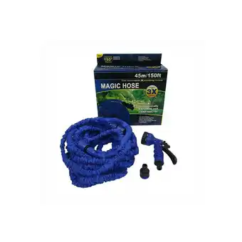 Falabella Manguera Expandible 45Mts Pistola Expansible Azul oferta
