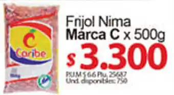 Frijol Nima Marca C 500g
