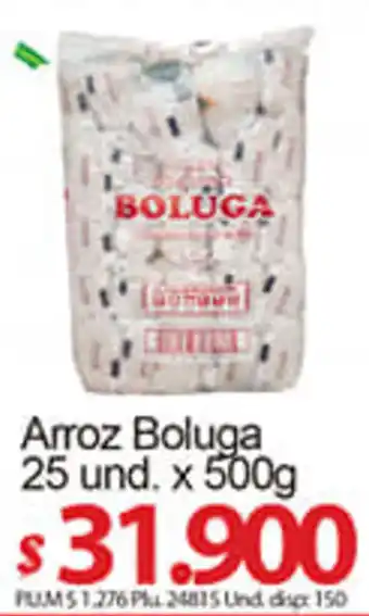 Caribe Supermercados Arroz Boluga 25x500g oferta
