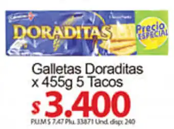 Caribe Supermercados Galletas Doraditas 5x455g oferta