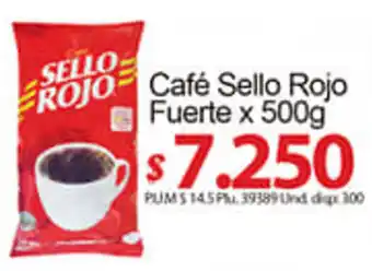 Caribe Supermercados Café Sello Rojo Fuerte 500g oferta