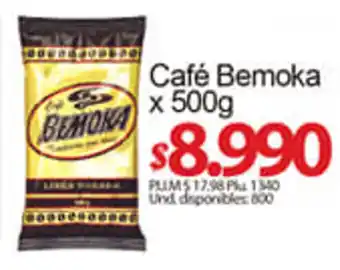 Caribe Supermercados Café Bemoka 500g oferta