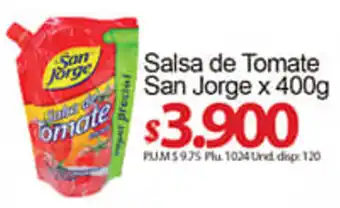 Caribe Supermercados Salsa de Tomate San Jorge 400g oferta