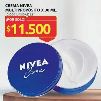 Ara CREMA NIVEA MULTIPROPÓSITO X 30 ML oferta