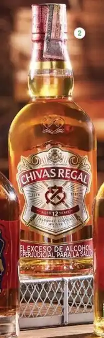 Jumbo Whisky 12 años Chivas Regal x 1L oferta