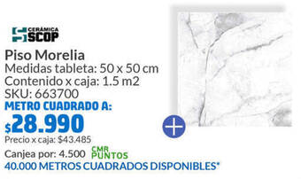 Homecenter Piso Morelia 50 x 50 cm oferta