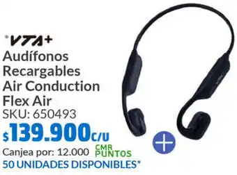 Homecenter VTA+ Audífonos Recargables Air Conduction Flex Air oferta