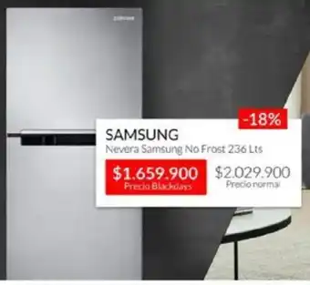SAMSUNG Nevera Samsung No Frost 236 Lts