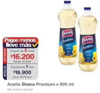 Makro Aceite Diana Premium x 900 ml oferta