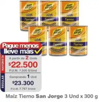 Makro Maíz Tierno San Jorge 3 Und x 300 g oferta