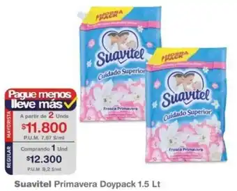 Makro Suavitel Primavera Doypack 1.5 Lt oferta