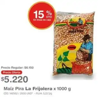 Makro La Frijolera Maíz Pira x 1000 g oferta