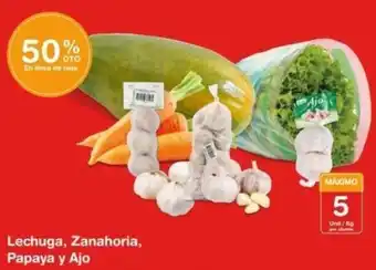Makro Lechuga, Zanahoria, Papaya y Ajo oferta