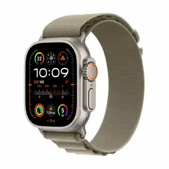 Alkomprar Apple watch ultra 2 gps + cellular de 49 mm caja de titanio, correa loop alpine verde oliva talla s oferta