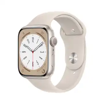 Alkomprar Apple watch series 8 gps de 45 mm caja de aluminio en blanco estelar, correa deportiva blanco estrella oferta