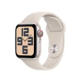 Alkomprar Apple watch se gps + cellular de 40 mm caja de aluminio en blanco estrella, correa deportiva blanco estrella talla s|m oferta