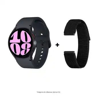 Alkomprar Reloj samsung galaxy watch 6 de 40 mm negro + correa de tela negro oferta
