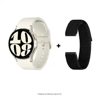 Alkomprar Reloj samsung galaxy watch 6 de 40 mm beige + correa de tela negro oferta