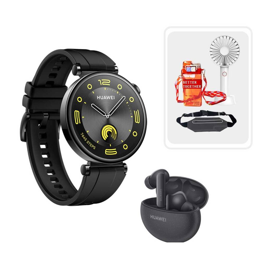Alkomprar Reloj huawei gt 4 41 mm negro + audífonos freebuds 5i + obsequio oferta