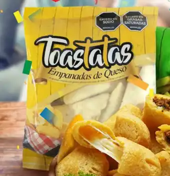Tiendas D1 EMPANADAS DE QUESO TOASTATAS 10 UN X 400G oferta