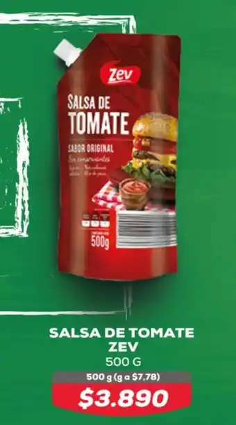 Tiendas D1 SALSA DE TOMATE ZEV 500 G oferta