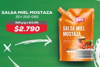 Tiendas D1 SALSA MIEL MOSTAZA ZEV 200 GRS oferta