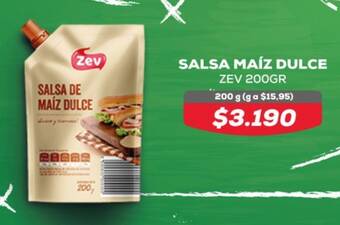 Tiendas D1 SALSA MAÍZ DULCE ZEV 200GR oferta