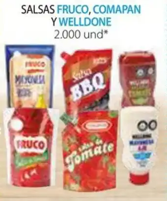 Colsubsidio SALSAS FRUCO, COMAPAN Y WELLDONE oferta