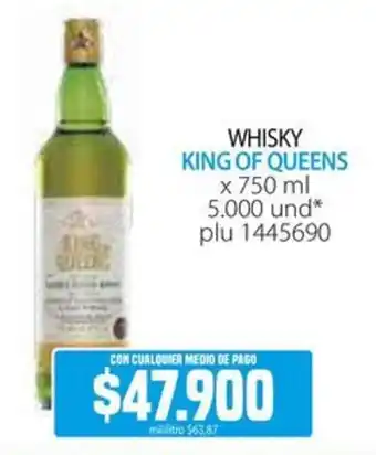 Colsubsidio WHISKY KING OF QUEENS x 750 ml oferta